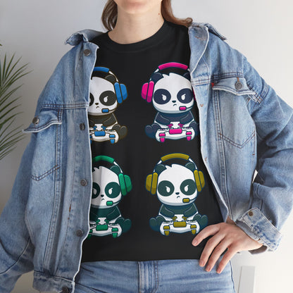 Panda Gamer - Unisex Heavy Cotton Tee