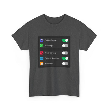 iOS Settings - Unisex Heavy Cotton Tee