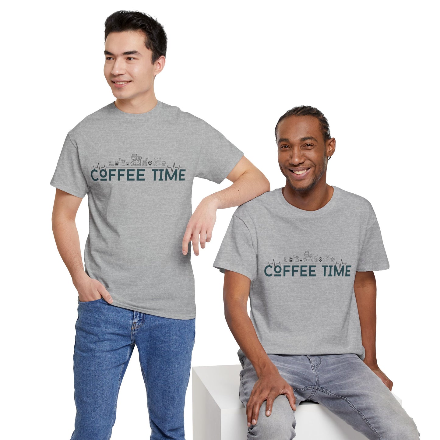 Coffee Time - Unisex Heavy Cotton Tee