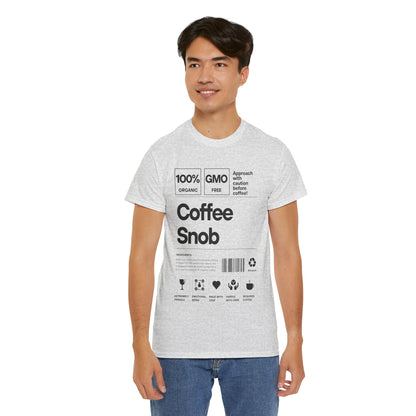 Coffee Snob - Unisex Heavy Cotton Tee