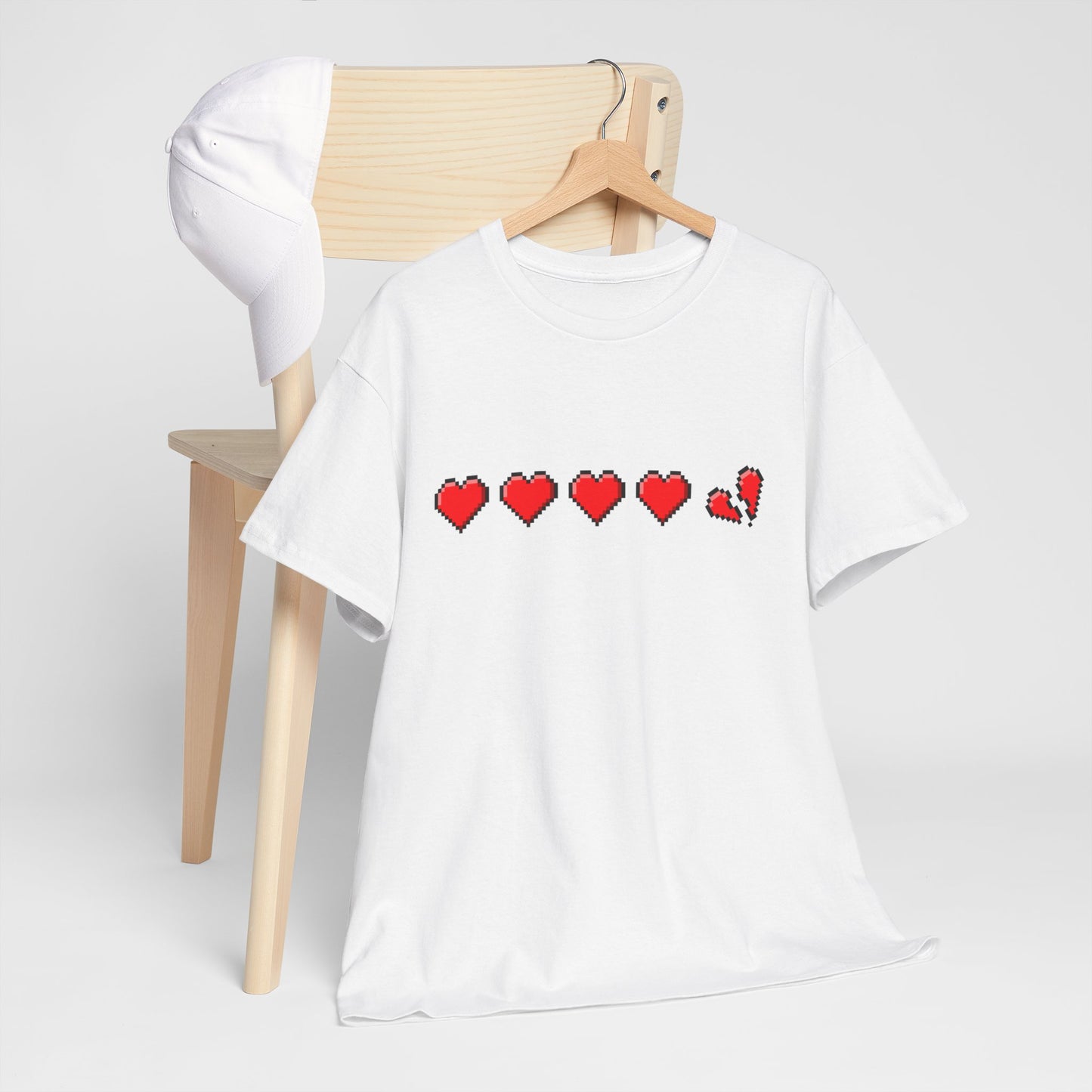 Gamer life hearts - Unisex Heavy Cotton Tee