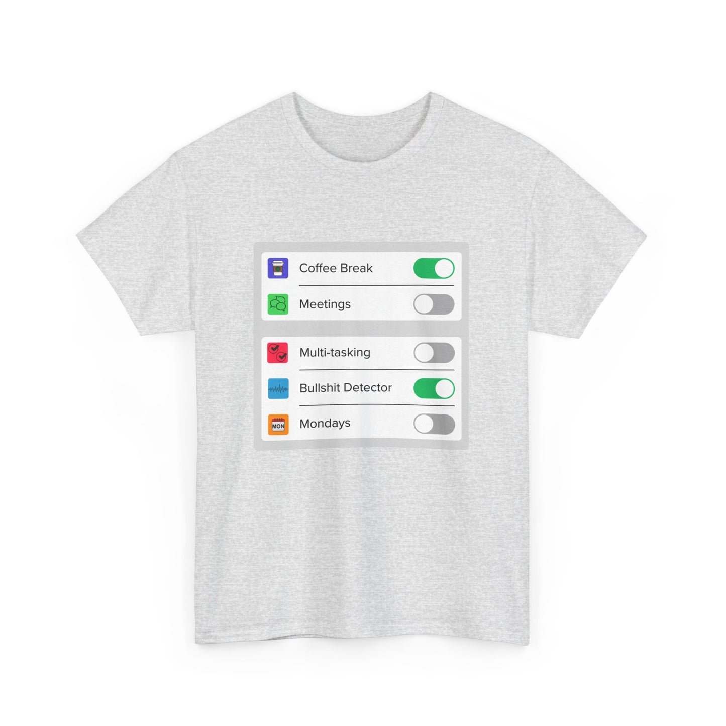 iOS Settings - Unisex Heavy Cotton Tee