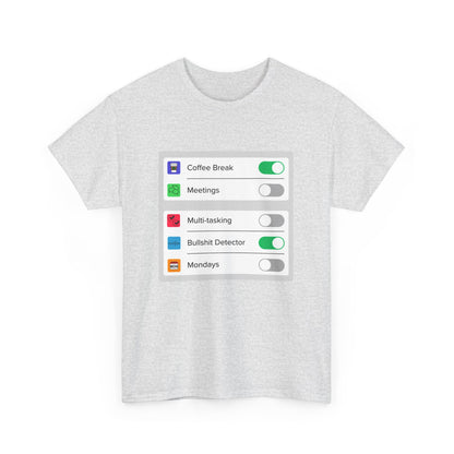 iOS Settings - Unisex Heavy Cotton Tee