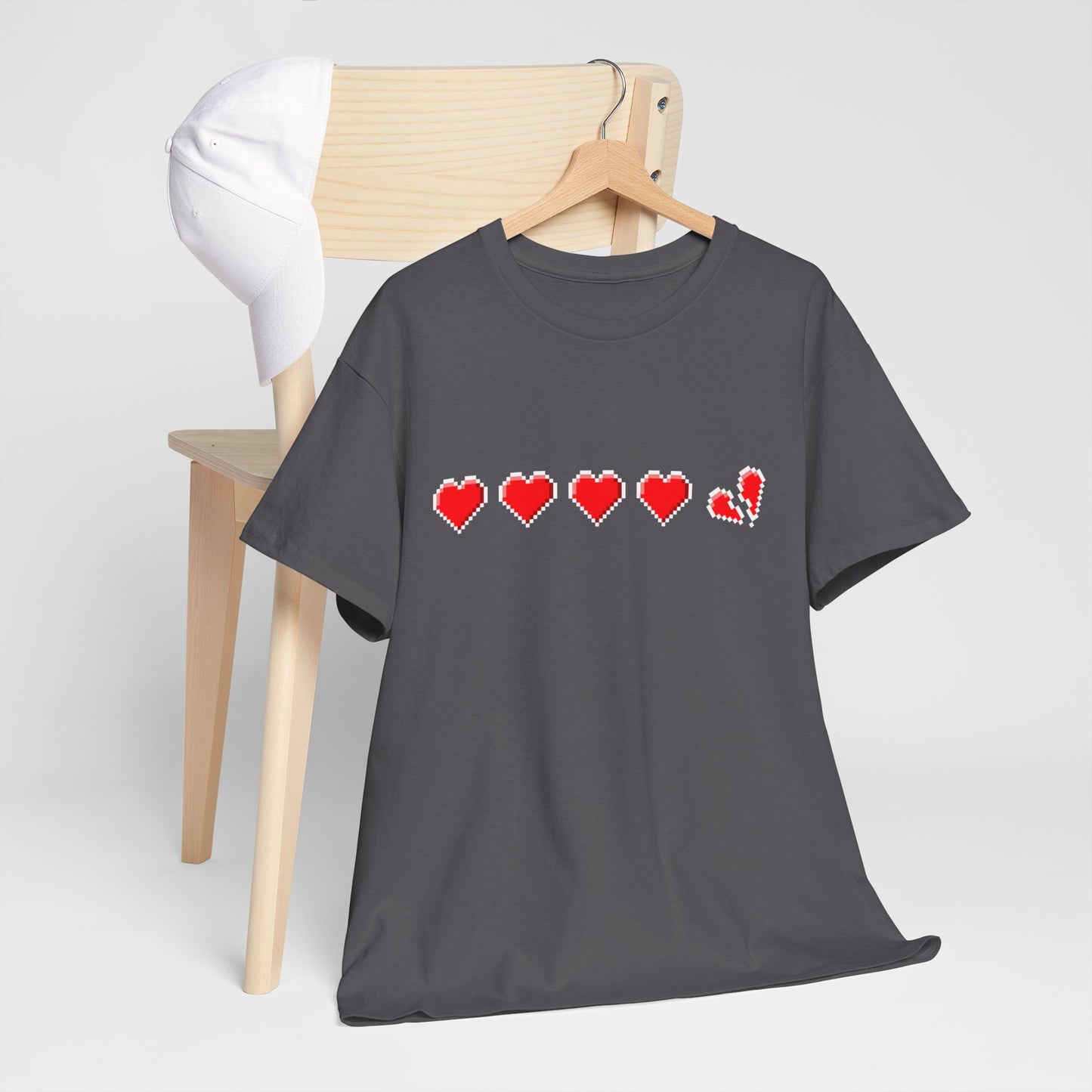 Gamer life hearts - Unisex Heavy Cotton Tee