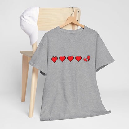 Gamer life hearts - Unisex Heavy Cotton Tee