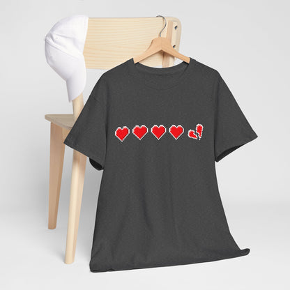 Gamer life hearts - Unisex Heavy Cotton Tee