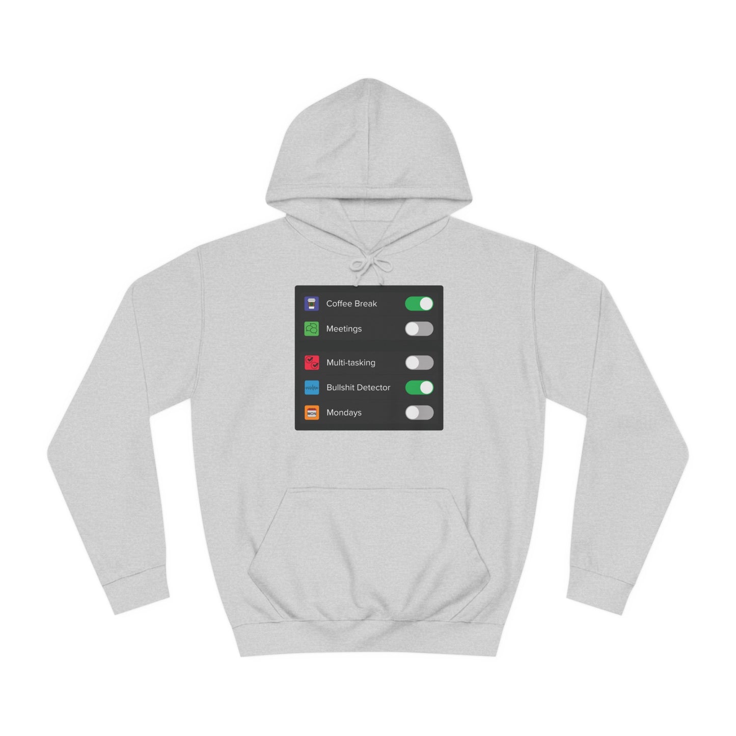 iOS Settings - Unisex College Hoodie