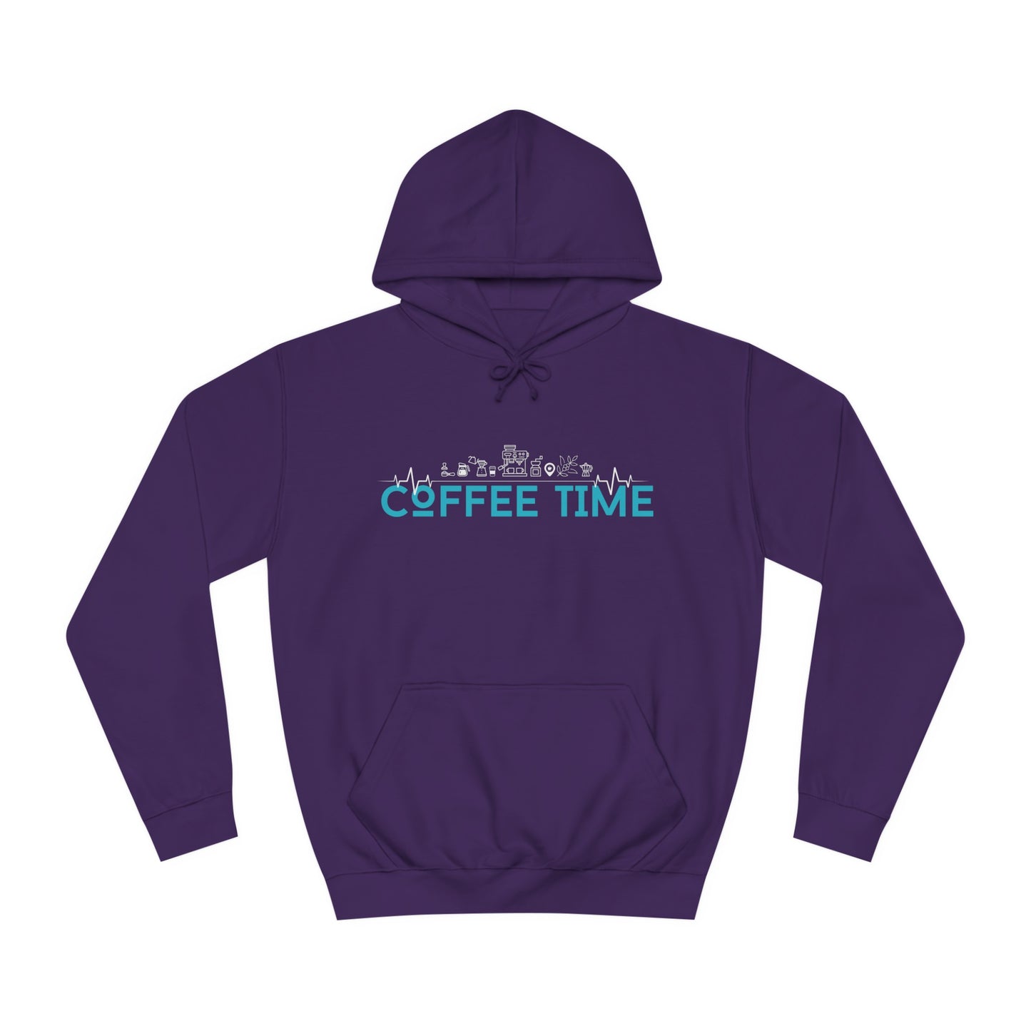 Coffes Time - Unisex College Hoodie